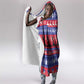 Afro Haiti Christmas Hooded Blanket Jwaye Nwel Ayiti Neg Marron Veve Vodou - African Pride