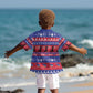 Afro Haiti Christmas Kid Hawaiian Shirt Jwaye Nwel Ayiti Neg Marron Veve Vodou - African Pride