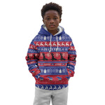 Afro Haiti Christmas Kid Hoodie Jwaye Nwel Ayiti Neg Marron Veve Vodou - African Pride