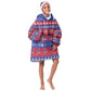 Afro Haiti Christmas Kid Wearable Blanket Hoodie Jwaye Nwel Ayiti Neg Marron Veve Vodou - African Pride