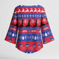 Haiti Christmas Kimono Sleeve Blouse Jwaye Nwel Ayiti Neg Marron Veve Vodou