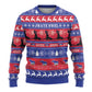 Afro Haiti Christmas Ugly Christmas Sweater Jwaye Nwel Ayiti Neg Marron Veve Vodou - African Pride