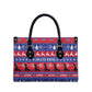 Haiti Christmas Leather Bag Jwaye Nwel Ayiti Neg Marron Veve Vodou