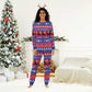 Afro Haiti Christmas Pajama Set Jwaye Nwel Ayiti Neg Marron Veve Vodou - African Pride