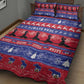 Afro Haiti Christmas Quilt Bed Set Jwaye Nwel Ayiti Neg Marron Veve Vodou - African Pride
