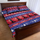 Afro Haiti Christmas Quilt Bed Set Jwaye Nwel Ayiti Neg Marron Veve Vodou - African Pride