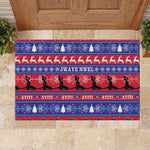 Afro Haiti Christmas Rubber Doormat Jwaye Nwel Ayiti Neg Marron Veve Vodou - African Pride