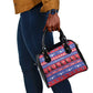 Afro Haiti Christmas Shoulder Handbag Jwaye Nwel Ayiti Neg Marron Veve Vodou - African Pride