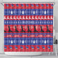 Afro Haiti Christmas Shower Curtain Jwaye Nwel Ayiti Neg Marron Veve Vodou - African Pride