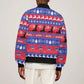 Afro Haiti Christmas Sleeve Zip Bomber Jacket Jwaye Nwel Ayiti Neg Marron Veve Vodou - African Pride