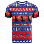 Afro Haiti Christmas T shirt Jwaye Nwel Ayiti Neg Marron Veve Vodou LT14