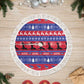 Afro Haiti Christmas Tree Skirt Jwaye Nwel Ayiti Neg Marron Veve Vodou - African Pride