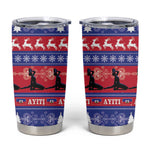 Afro Haiti Christmas Tumbler Cup Jwaye Nwel Ayiti Neg Marron Veve Vodou - African Pride