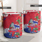 Afro Haiti Independence Day Laundry Basket 1804 Proud Ayiti Map Hispaniolan Trogon - African Pride