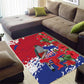 Afro Haiti Independence Day Area Rug 1804 Proud Ayiti Map Hispaniolan Trogon - African Pride