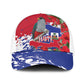 Afro Haiti Independence Day Baseball Net Cap 1804 Proud Ayiti Map Hispaniolan Trogon - African Pride