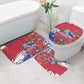 Haiti Independence Day Bathroom Set 1804 Proud Ayiti Map Hispaniolan Trogon