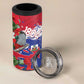 Afro Haiti Independence Day 4 in 1 Can Cooler Tumbler 1804 Proud Ayiti Map Hispaniolan Trogon - African Pride