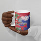 Haiti Independence Day Ceramic Mug 1804 Proud Ayiti Map Hispaniolan Trogon