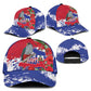 Afro Haiti Independence Day Classic Cap 1804 Proud Ayiti Map Hispaniolan Trogon - African Pride