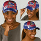 Afro Haiti Independence Day Classic Cap 1804 Proud Ayiti Map Hispaniolan Trogon - African Pride
