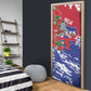 Haiti Independence Day Door Cover 1804 Proud Ayiti Map Hispaniolan Trogon