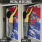 Haiti Independence Day Door Cover 1804 Proud Ayiti Map Hispaniolan Trogon