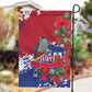 Afro Haiti Independence Day Garden Flag 1804 Proud Ayiti Map Hispaniolan Trogon - African Pride