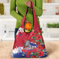 Afro Haiti Independence Day Grocery Bag 1804 Proud Ayiti Map Hispaniolan Trogon - African Pride