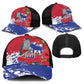 Afro Haiti Independence Day Mesh Trucker Cap 1804 Proud Ayiti Map Hispaniolan Trogon - African Pride