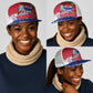 Afro Haiti Independence Day Mesh Trucker Cap 1804 Proud Ayiti Map Hispaniolan Trogon - African Pride