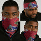 Afro Haiti Independence Day Neck Gaiter 1804 Proud Ayiti Map Hispaniolan Trogon - African Pride