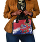 Afro Haiti Independence Day Shoulder Handbag 1804 Proud Ayiti Map Hispaniolan Trogon - African Pride