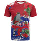 Afro Haiti Independence Day T shirt 1804 Proud Ayiti Map Hispaniolan Trogon LT14