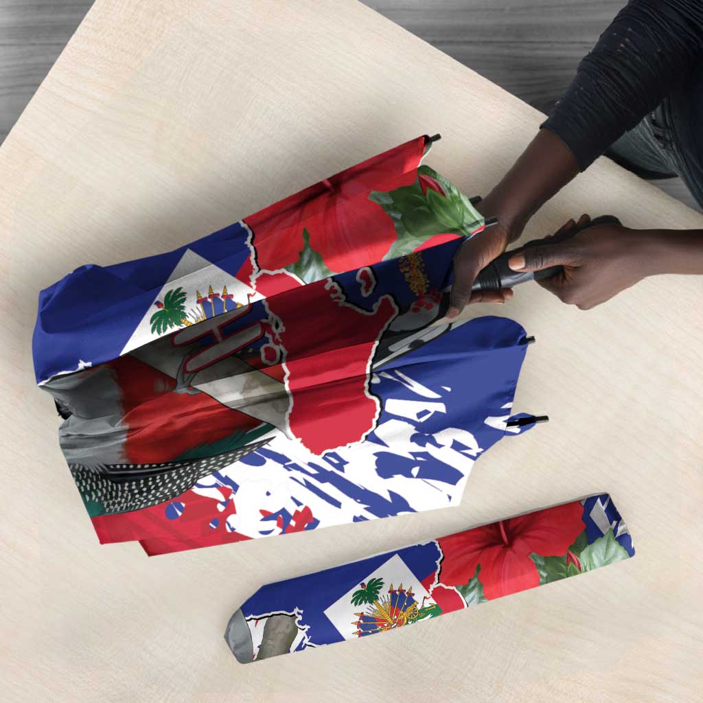 Haiti Independence Day Umbrella 1804 Proud Ayiti Map Hispaniolan Trogon