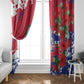 Afro Haiti Independence Day Window Curtain 1804 Proud Ayiti Map Hispaniolan Trogon - African Pride