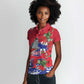 Afro Haiti Independence Day Women Polo Shirt 1804 Proud Ayiti Map Hispaniolan Trogon - African Pride