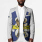 Personalized Curacao Football Blazer 2026 The Blue Wave is Rising