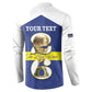 Personalized Curacao Football Button Sweatshirt 2026 The Blue Wave is Rising
