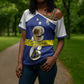Personalized Curacao Football Cross Shoulder Shirt 2026 The Blue Wave is Rising