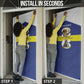 Personalized Curacao Football Door Cover 2026 The Blue Wave is Rising