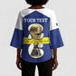 Personalized Curacao Football Kimono Sleeve Blouse 2026 The Blue Wave is Rising