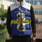 Personalized Curacao Football Sleeveless Puffer Jacket 2026 The Blue Wave is Rising