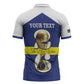 Personalized Curacao Football Zipper Polo Shirt 2026 The Blue Wave is Rising