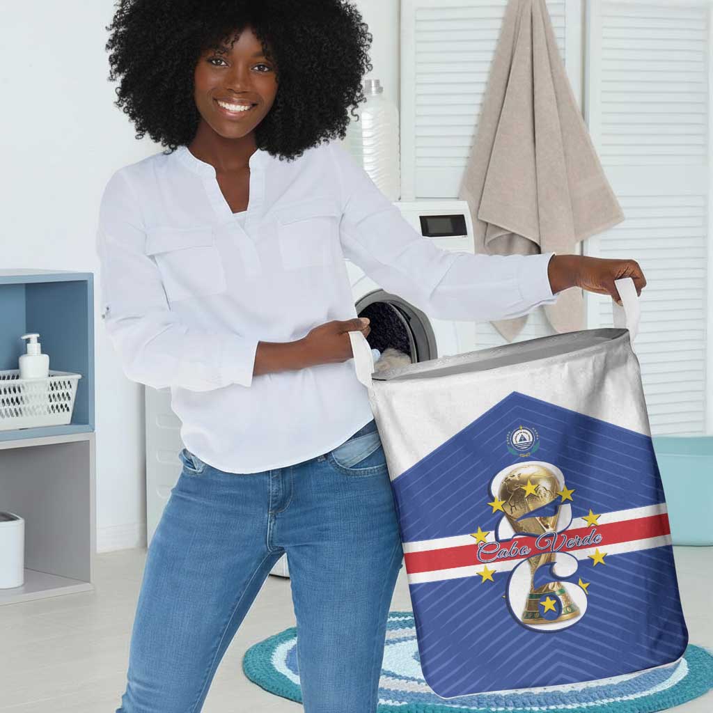 Afro Cape Verde Football Laundry Basket 2026 Tubaroes Azuis First-ever World Cup - African Pride