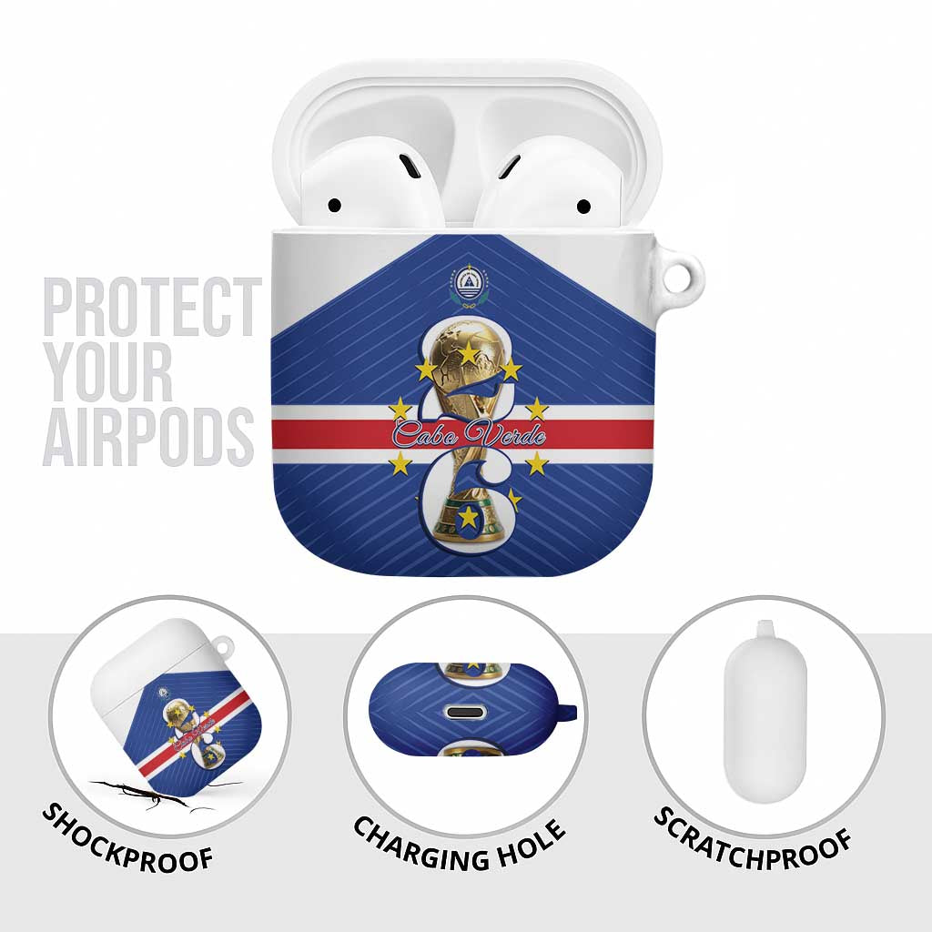 Cape Verde Football AirPods Case 2026 Tubaroes Azuis First-ever World Cup