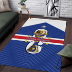 Afro Cape Verde Football Area Rug 2026 Tubaroes Azuis First-ever World Cup - African Pride