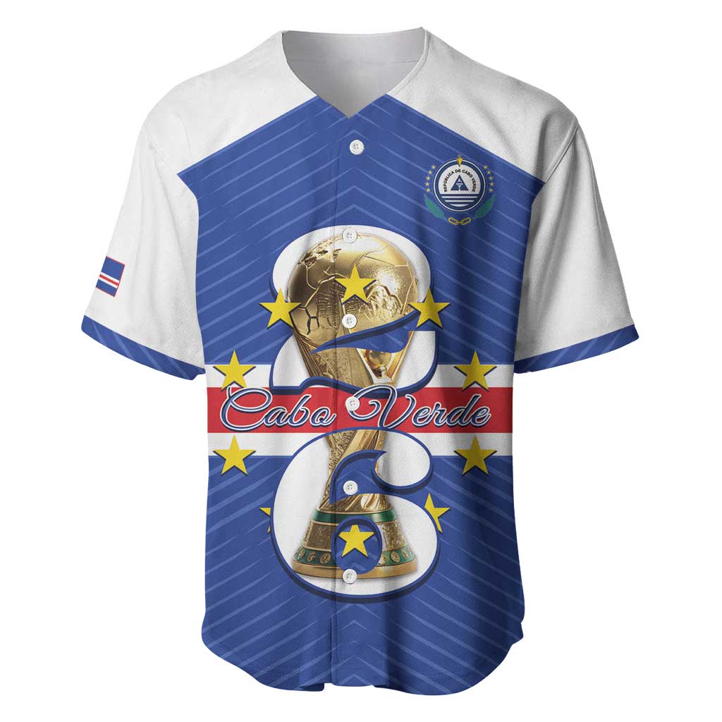 Personalized Afro Cape Verde Football Baseball Jersey 2026 Tubaroes Azuis First-ever World Cup LT14