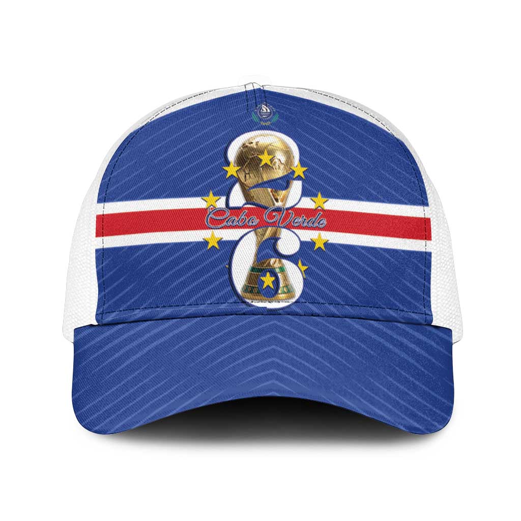 Afro Cape Verde Football Baseball Net Cap 2026 Tubaroes Azuis First-ever World Cup - African Pride