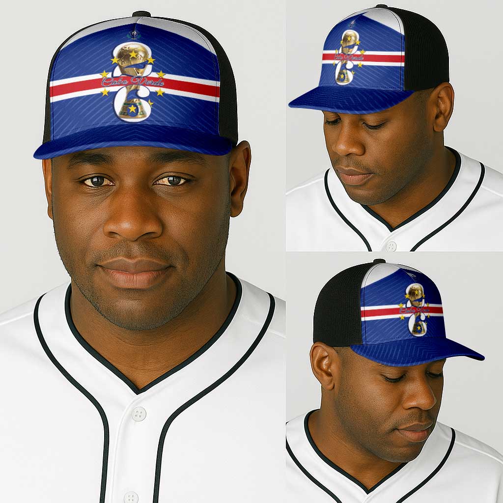 Afro Cape Verde Football Baseball Net Cap 2026 Tubaroes Azuis First-ever World Cup - African Pride
